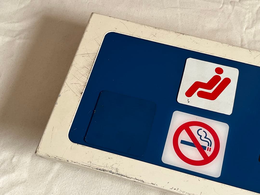 鉄道部品 名鉄 パノラマスーパー車内表示