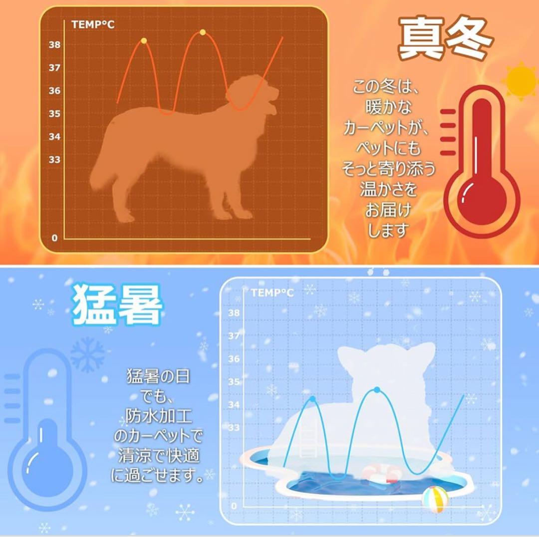 【新品】ペット用ホットカーペット リモコン搭載 犬 猫　ヒーター