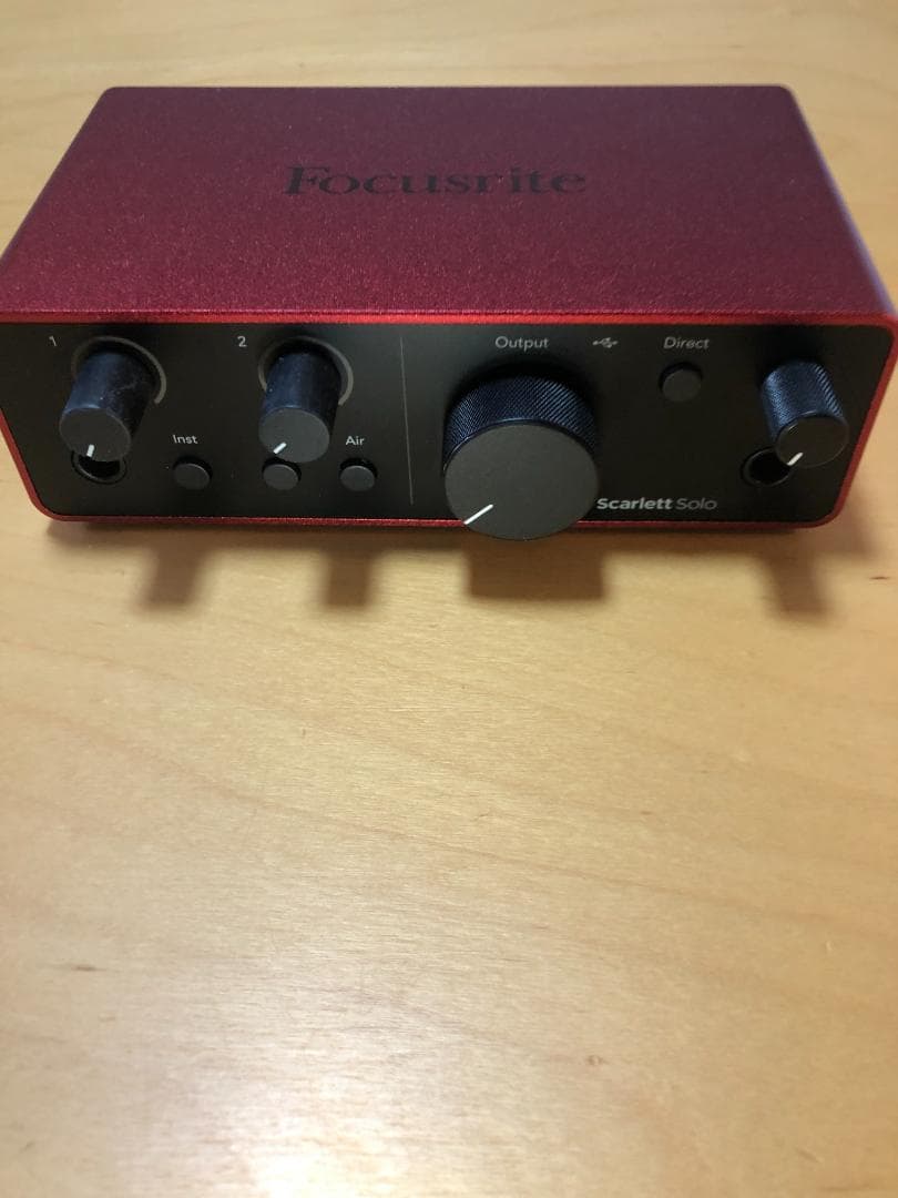 Focusrite Scarlett Solo USBインターフェース