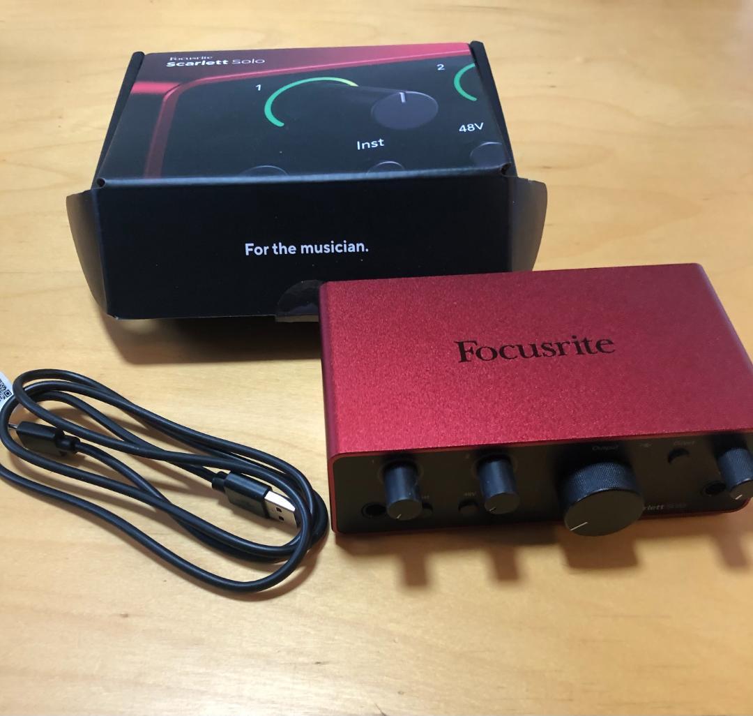 Focusrite Scarlett Solo USBインターフェース