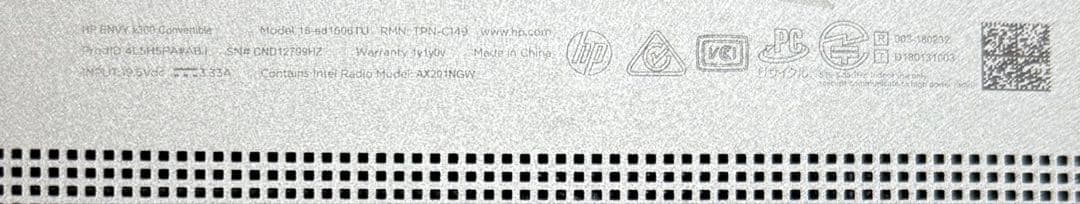 【訳ありジャンク品】HP ENVY X360 13インチ　ノートPC