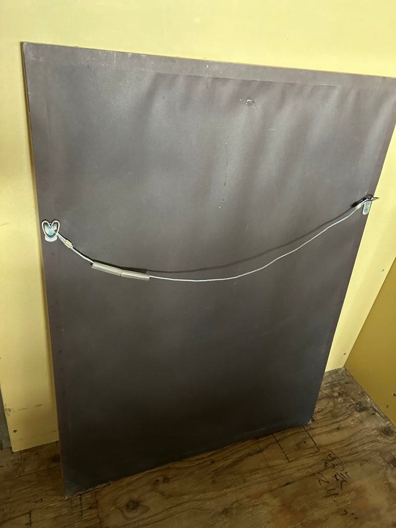 【Francfranc】SANDY WELCH 赤いジャケット油彩画【現地受渡】