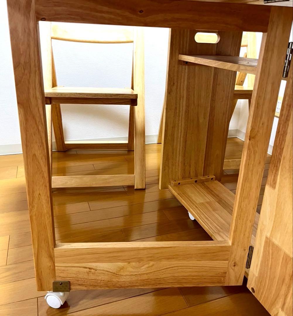 【PON】LOWYA バタフライテーブル 折りたたみダイニングテーブル