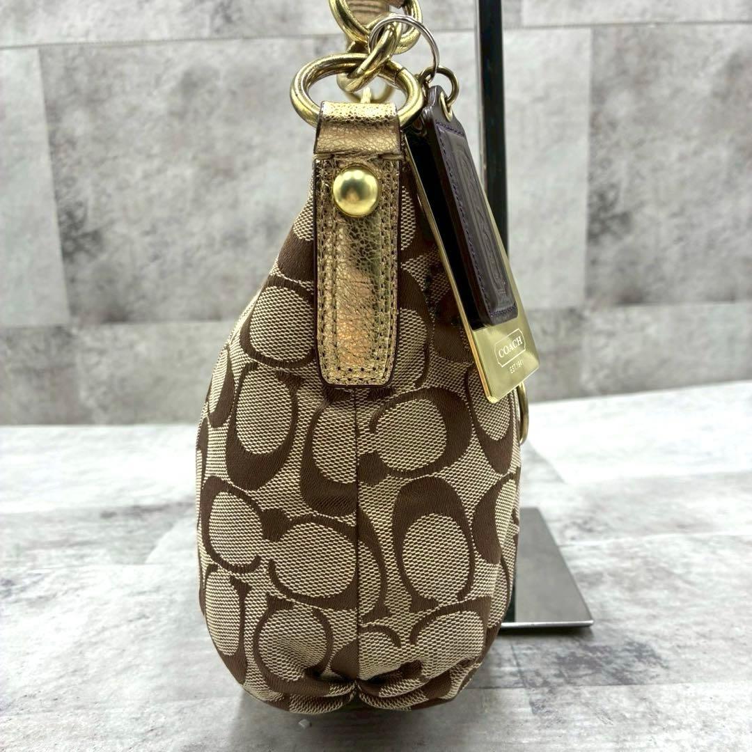 極美品 コーチ ポピー 2way ショルダーバッグ アクセサリーポーチ 肩掛け