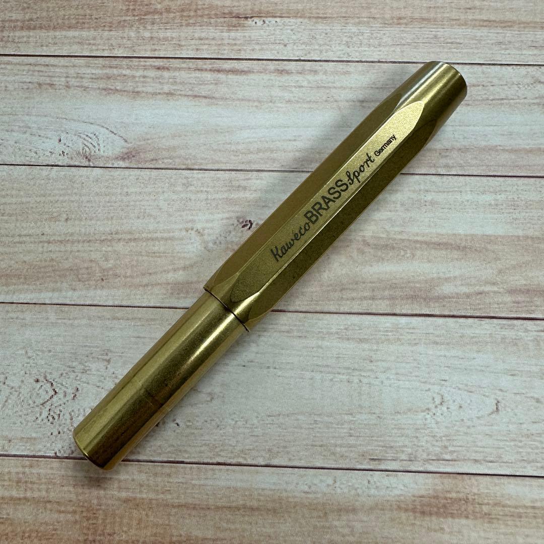 カヴェコ ブラススポーツ万年筆 ペン先M
