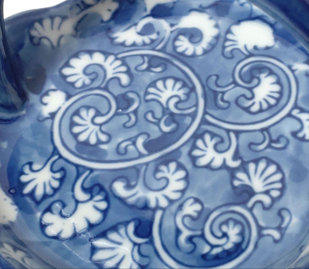 陶器 小物入れ 和柄 ■ インテリア アンティーク 蚤の市 ヴィンテージ