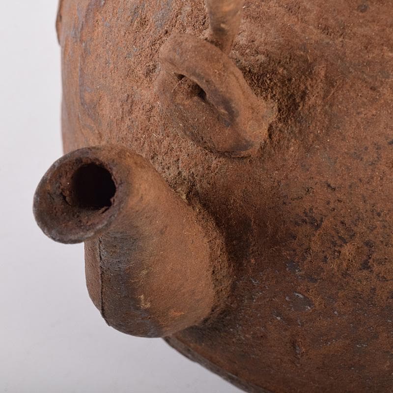 RITAO CHAN05　名人井上造　山水文　鉄瓶　鉄釜　F　R8039