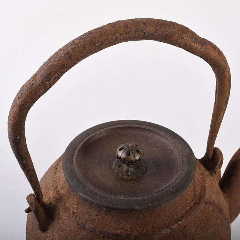 RITAO CHAN05　名人井上造　山水文　鉄瓶　鉄釜　F　R8039