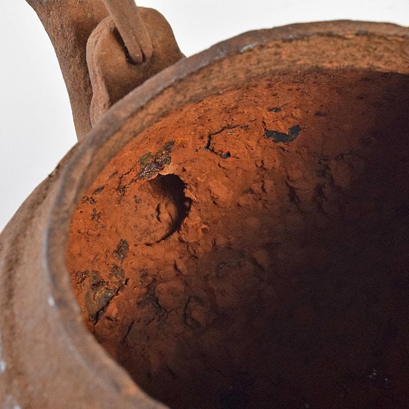 RITAO CHAN05　名人井上造　山水文　鉄瓶　鉄釜　F　R8039