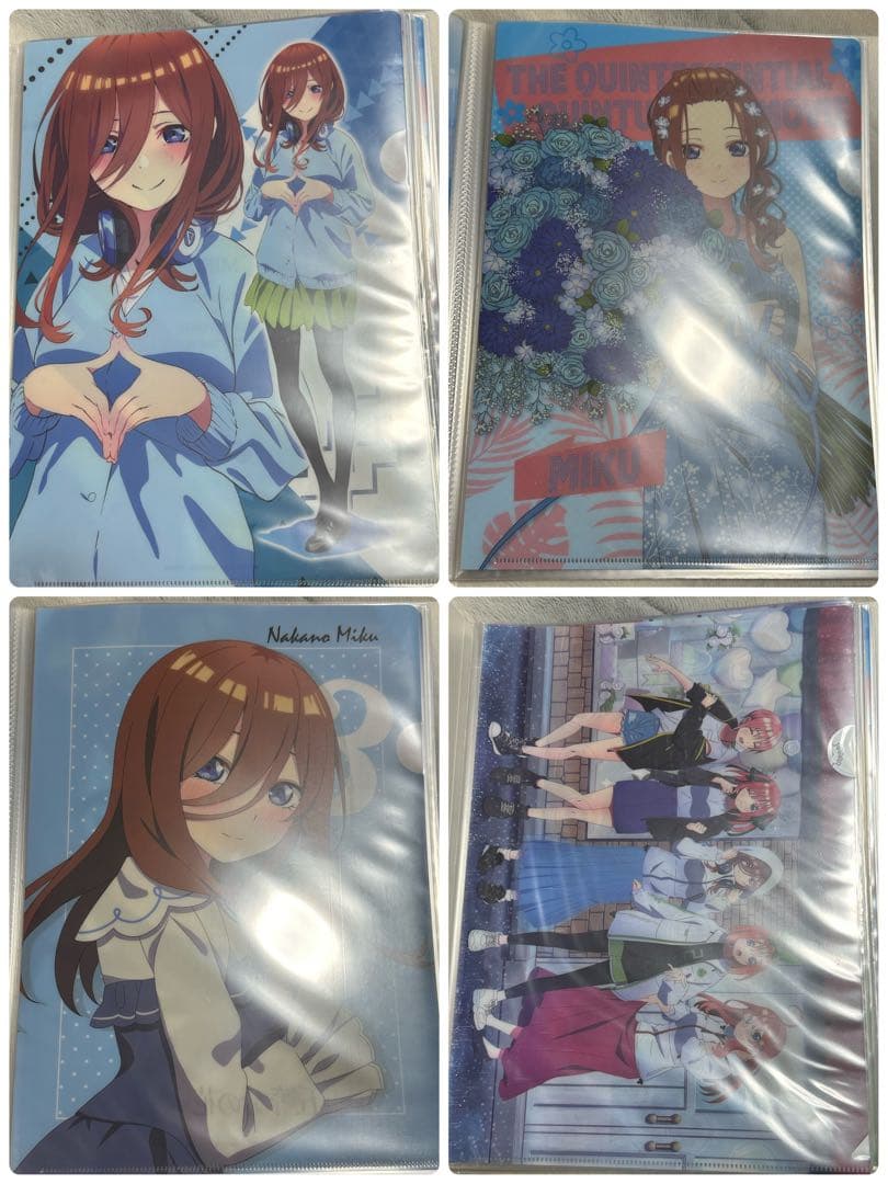 五等分の花嫁　クリアファイル　まとめ売り