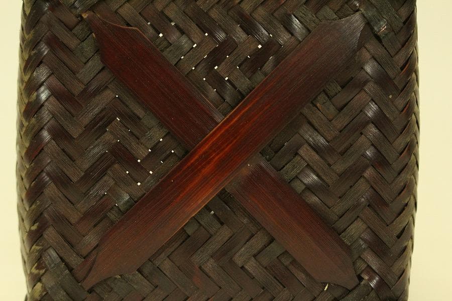 竹網 籠花生 未使用(ZE463)