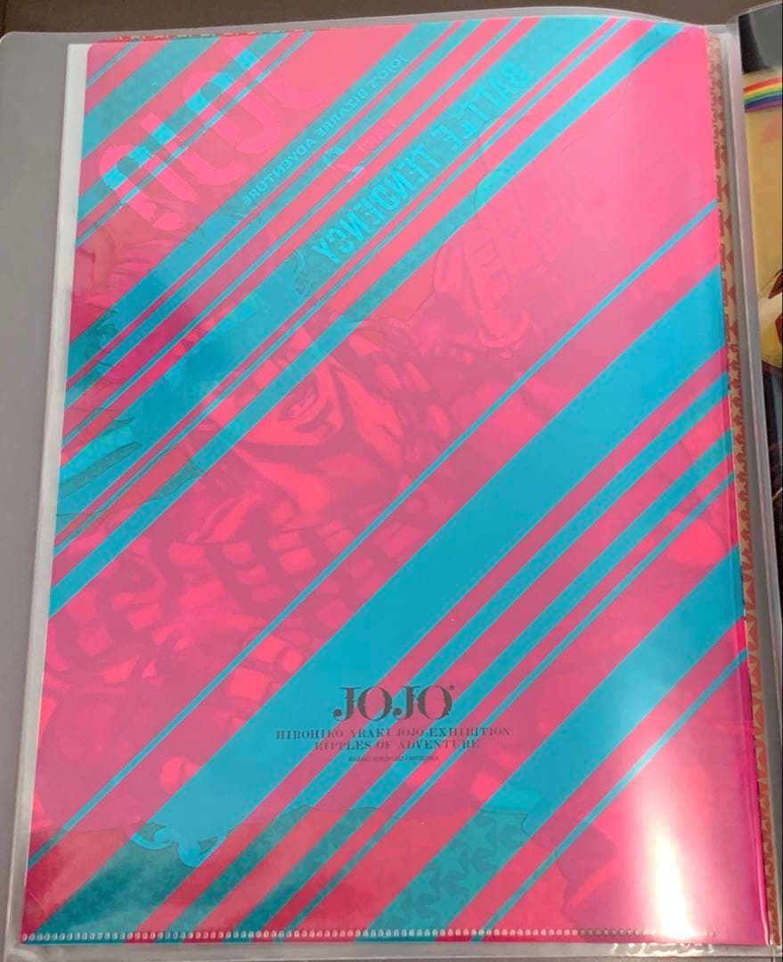 ジョジョの奇妙な冒険　原画展　クリアファイル１部〜８部