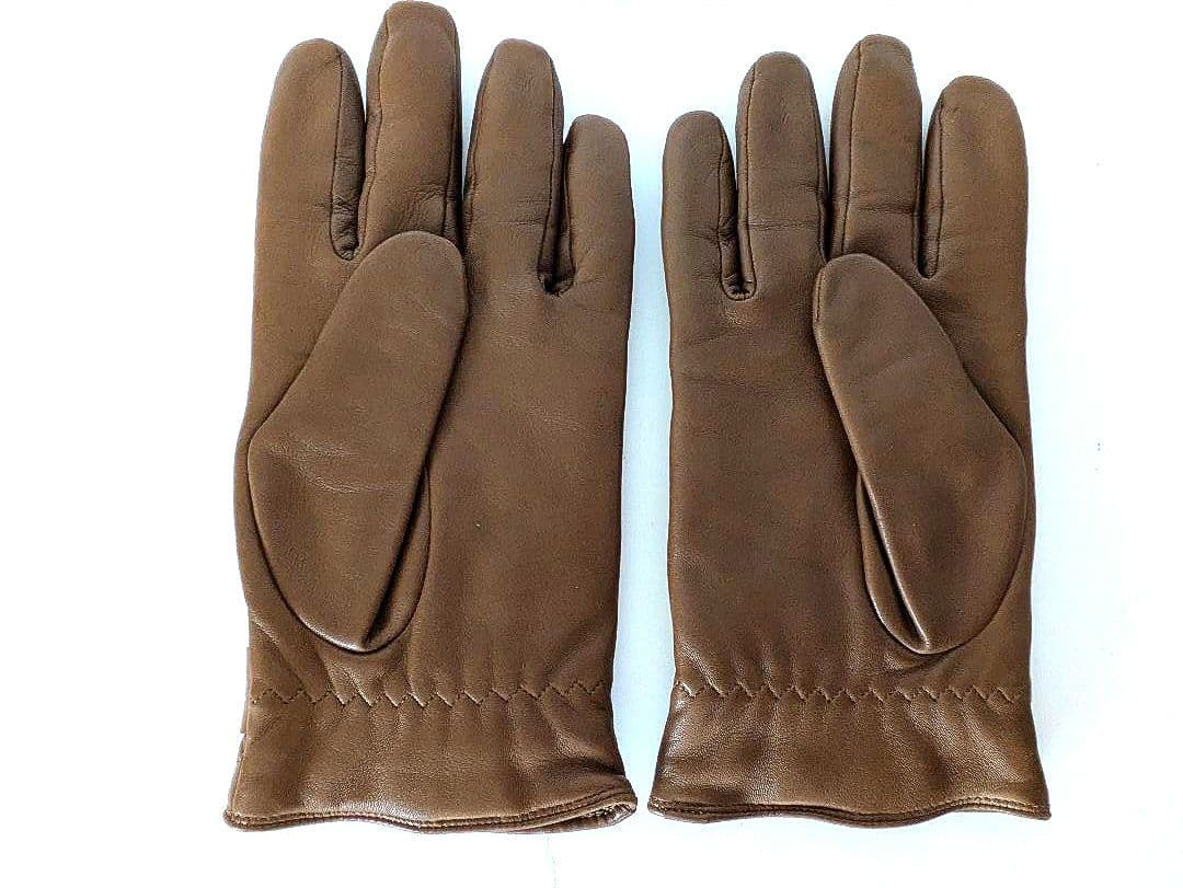 ⭐ゴン GIORGIO ARMANI キルティングデザイン手袋 ボタン付き