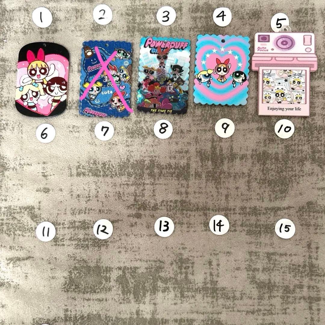 パワパフのアクリル、アクリルキーホルダー