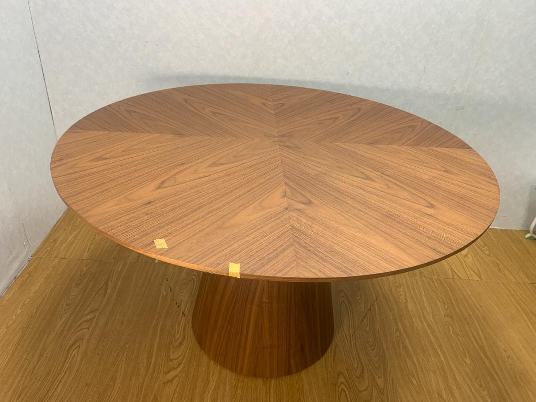 K☆172 モダンデコ アルモニア Piane 丸テーブル ウォールナット