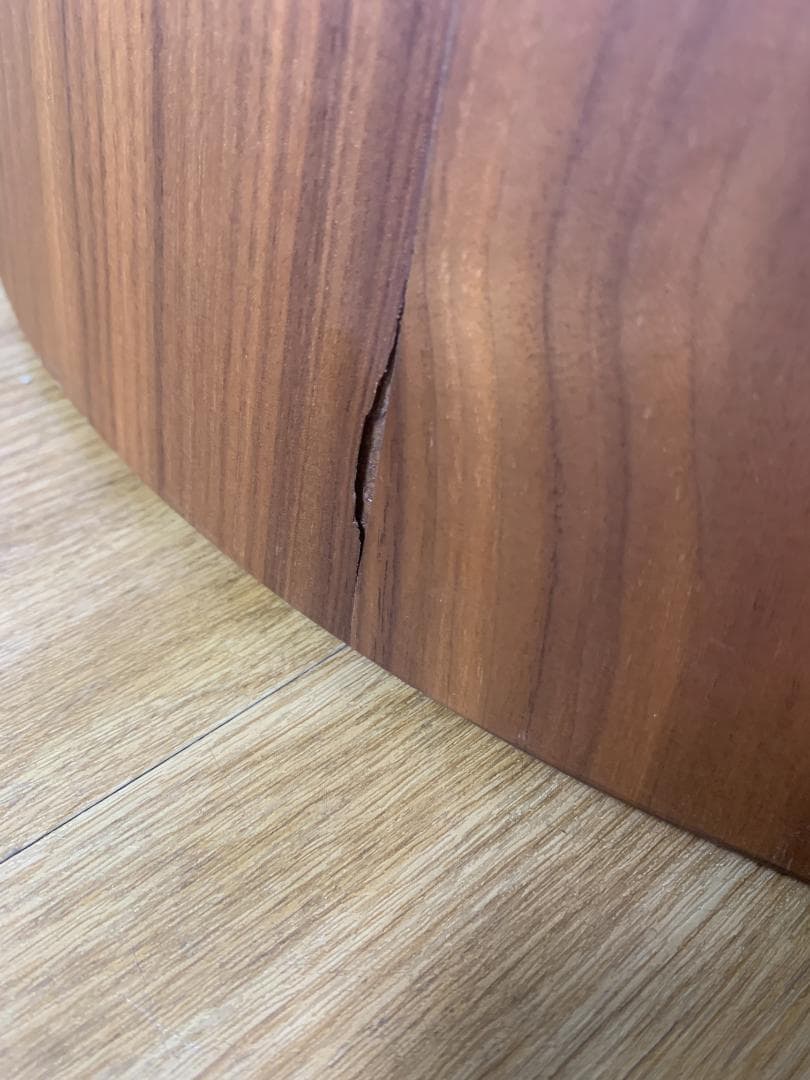 K☆172 モダンデコ アルモニア Piane 丸テーブル ウォールナット