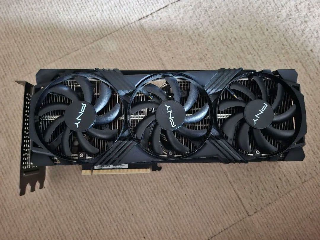 PNY 4070Ti グラフィックボード 3ファン
