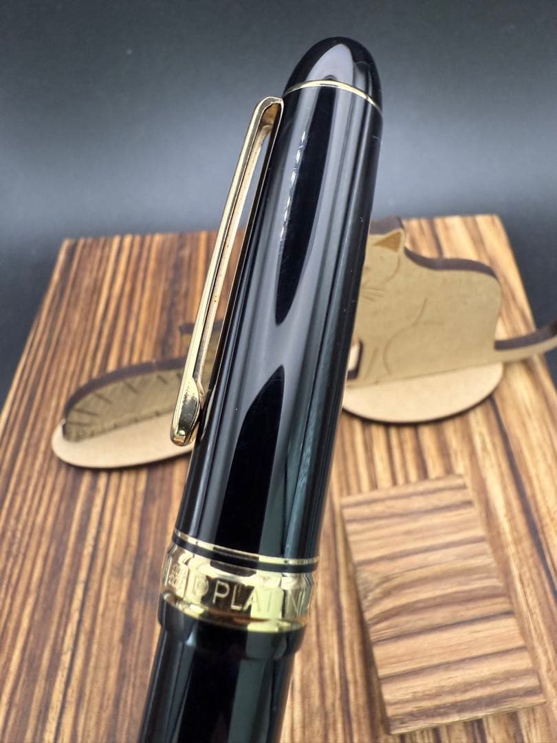 PLATINUM 万年筆 センチュリー 黒 14K M