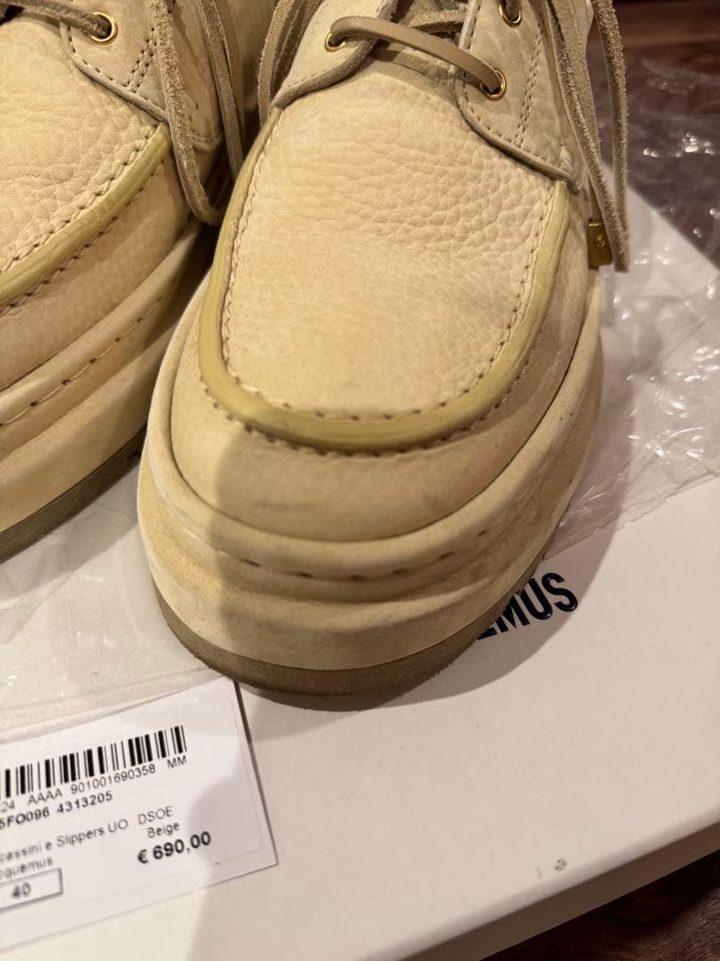 靴 JACQUEMUS LesBateau Pavane Leather Shoes