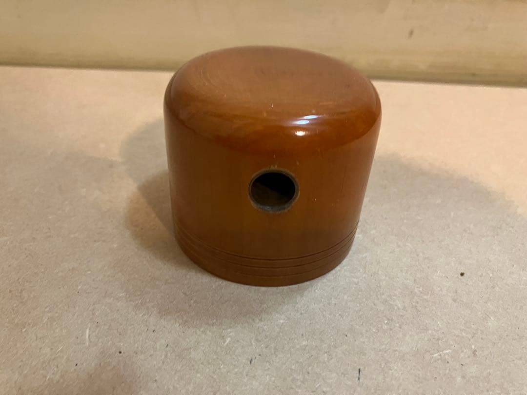 Zen-On 木製 バスリコーダー ケース付 管体美品 経年劣化あり