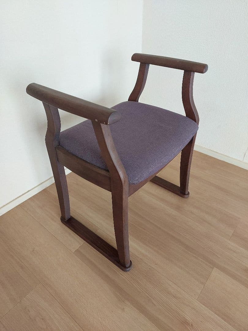 shirakawa スツール 木製 紫色