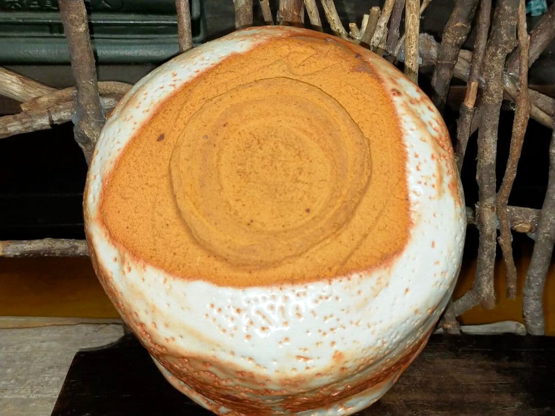 ♥美濃焼♥　志野　茶碗　在銘　茶道具　骨董　古玩