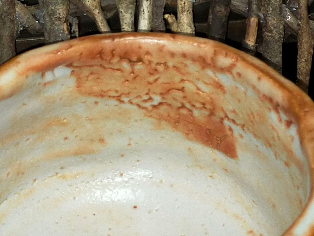 ♥美濃焼♥　志野　茶碗　在銘　茶道具　骨董　古玩