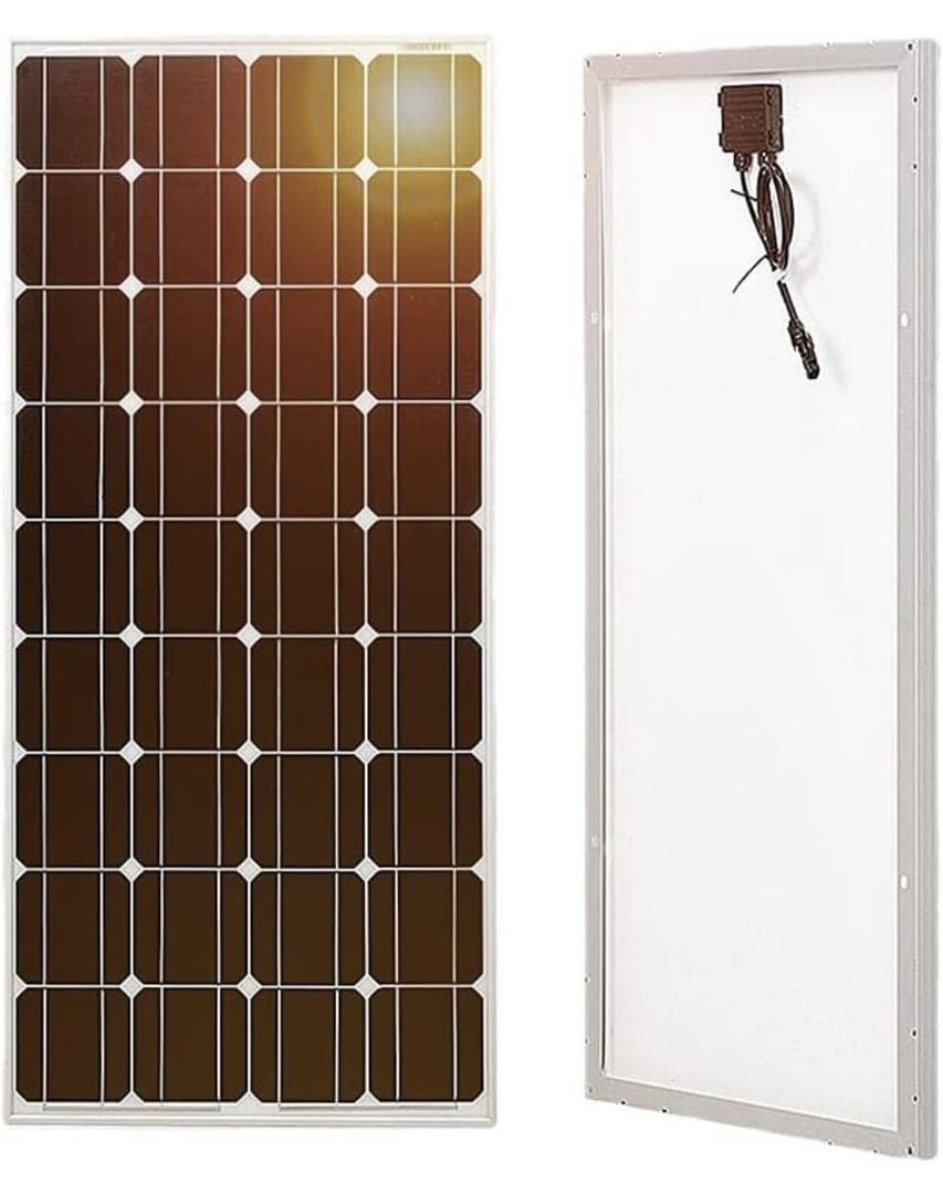 DOKIO 100W ソーラーパネル 12Vバッテリー対応 ソーラー