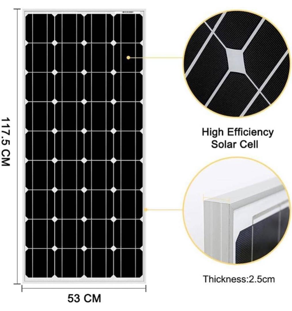 DOKIO 100W ソーラーパネル 12Vバッテリー対応 ソーラー