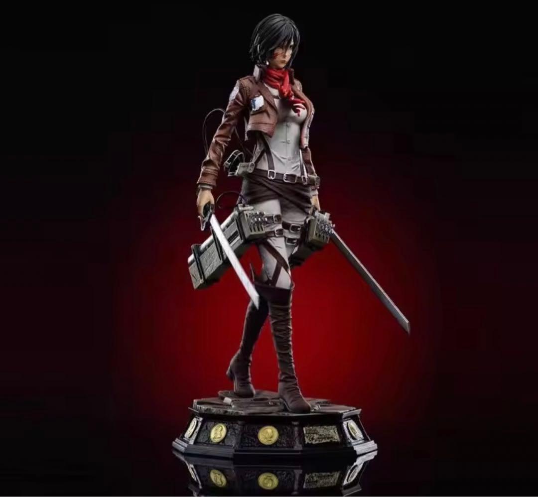 たーくん品　進撃の巨人ガレージキット　ミカサ・アッカーマン リヴァイ　2種