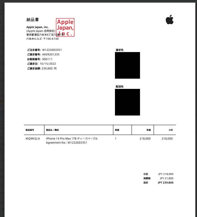 Apple iPhone 14 Pro Max 1TB ディープ・パープル