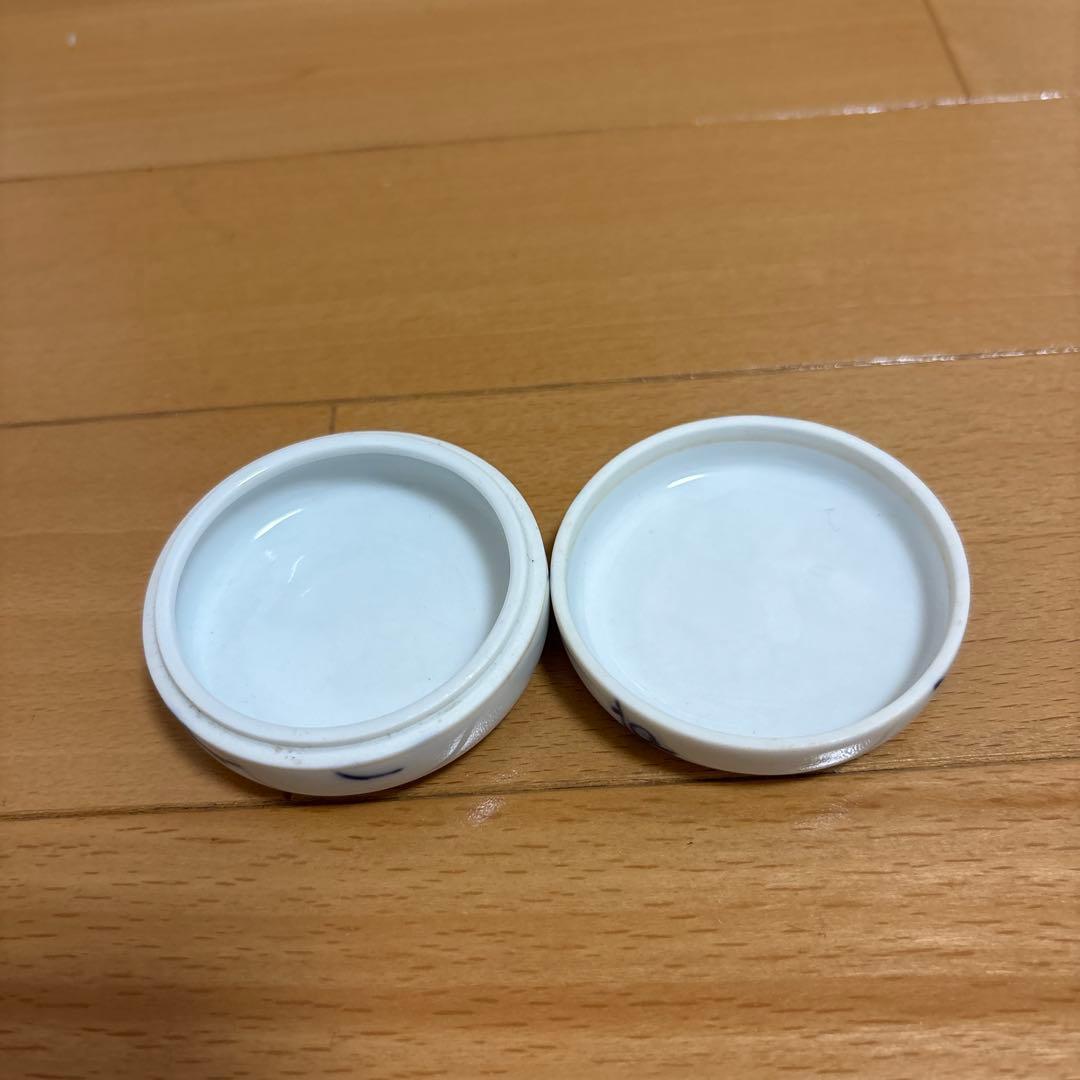 宮内庁御用達 辻精磁社 第十四代 辻 常陸 染付 香合