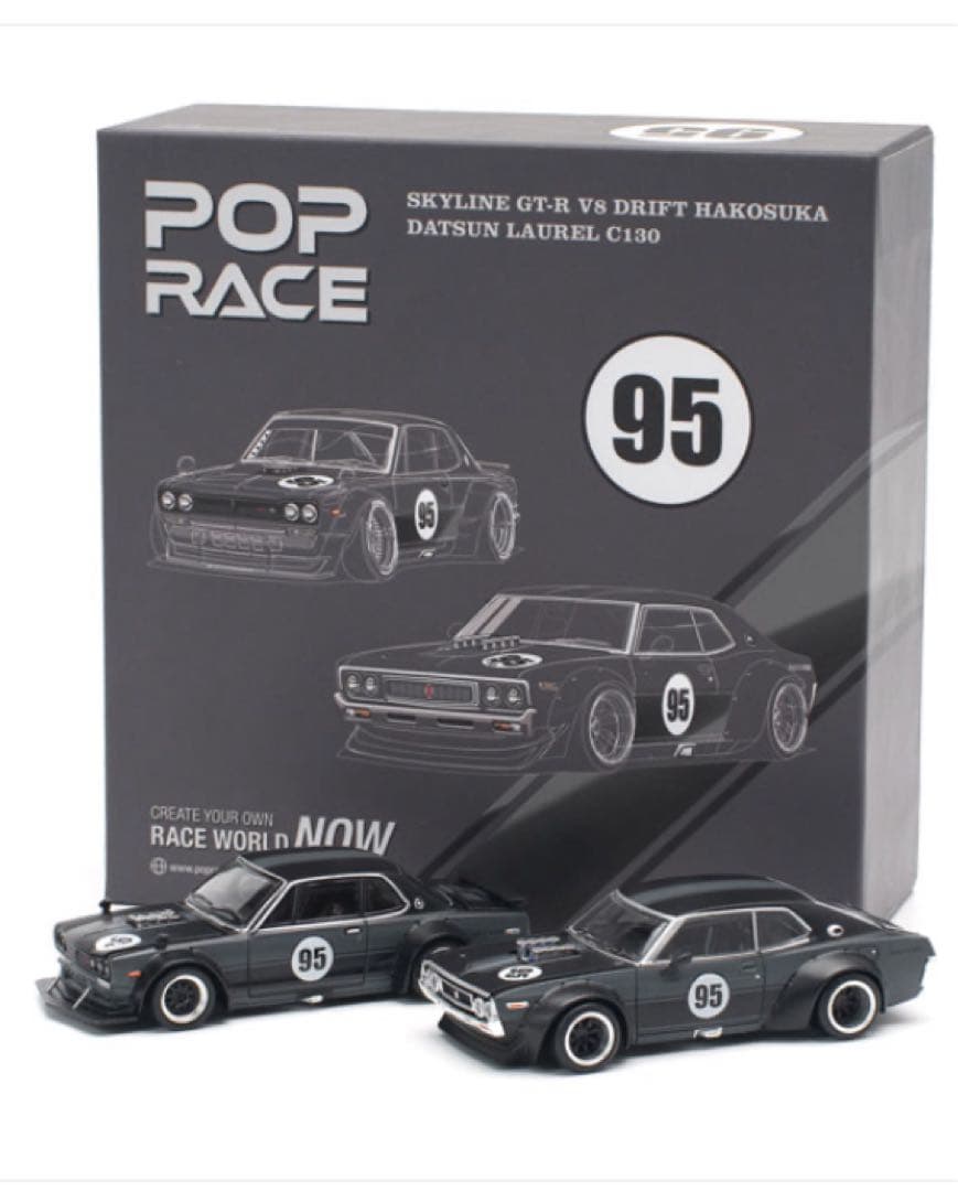 POP RACE スカイライン GT-R vs ドリフト ハコスカ 95