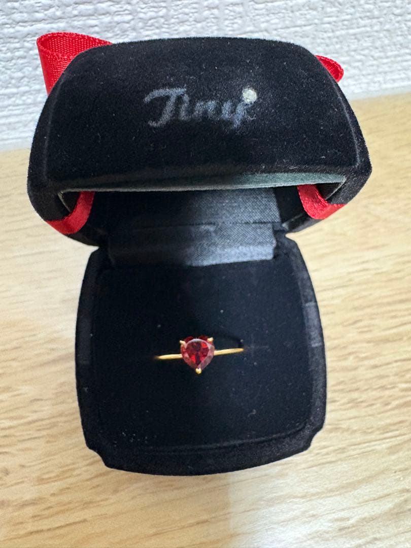 Alice in TinyRoomドロシーリング/ガーネット 13号/K18