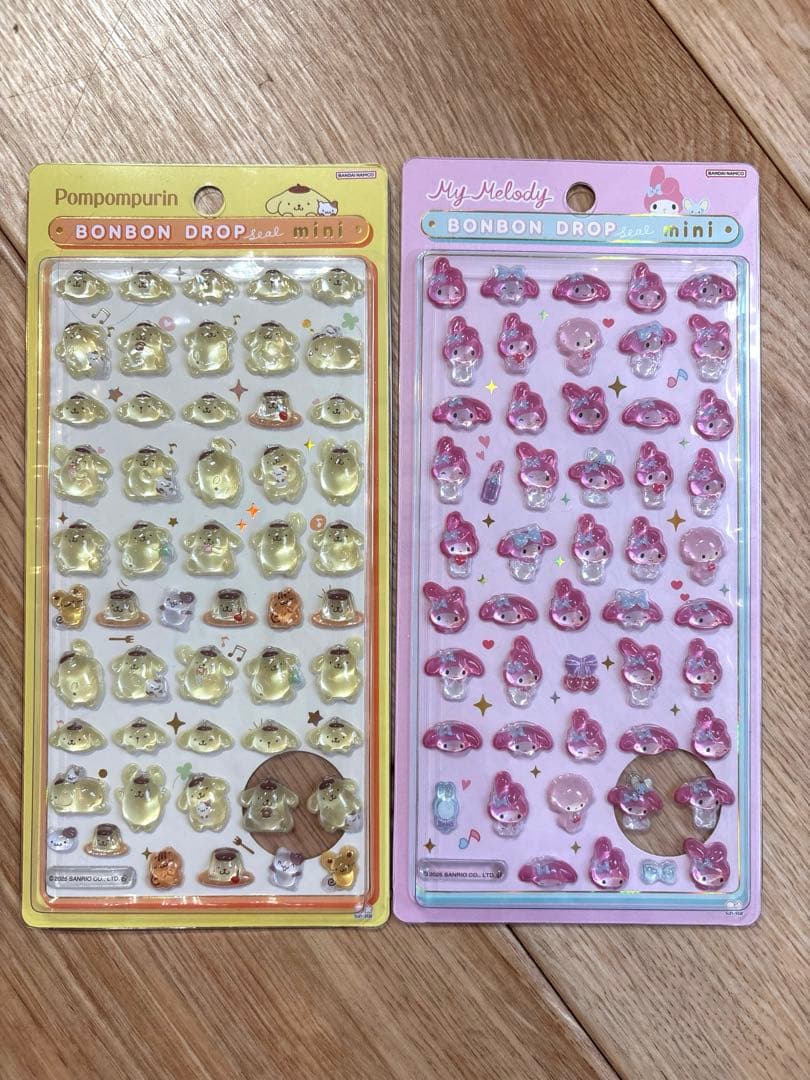 8種　ボンボンドロップミニシール サンリオ