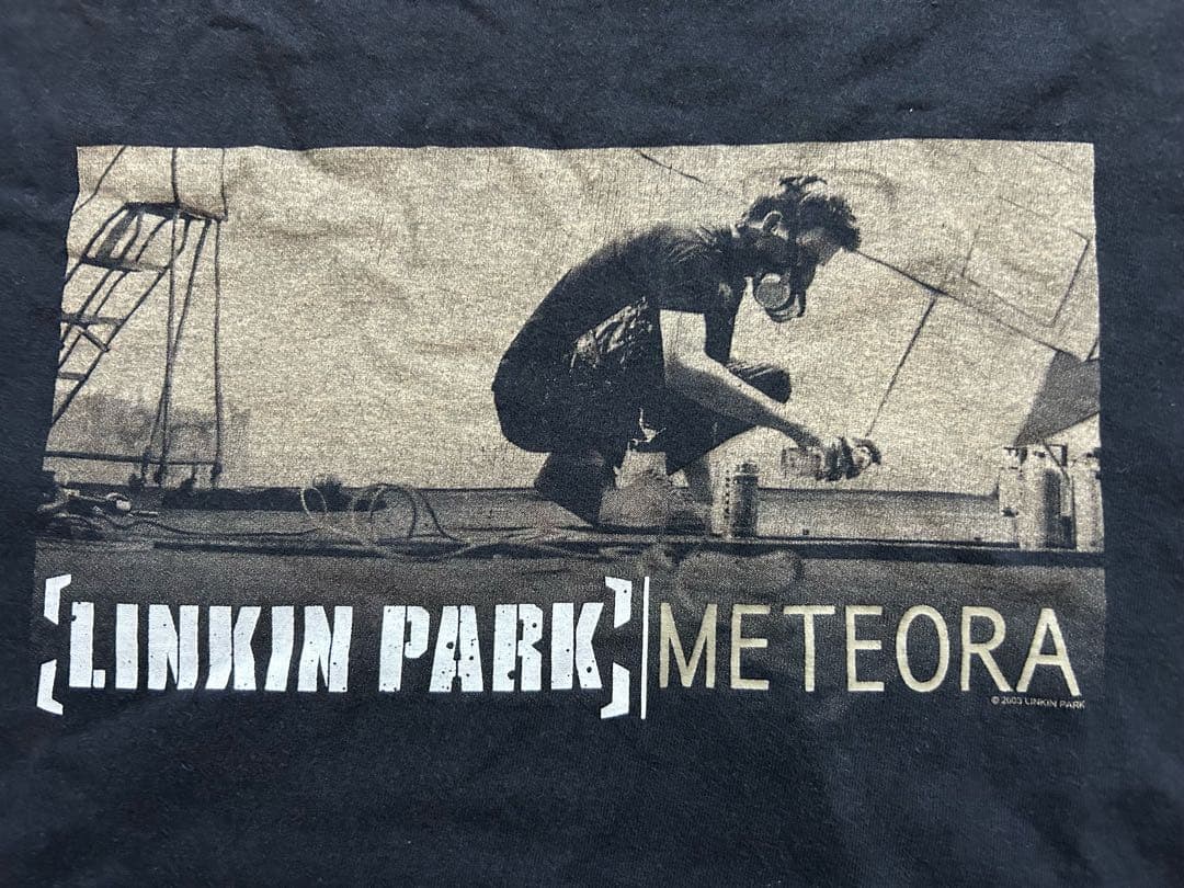 LINKIN PARK リンキン・パーク Tシャツ METEORA 黒　当時物