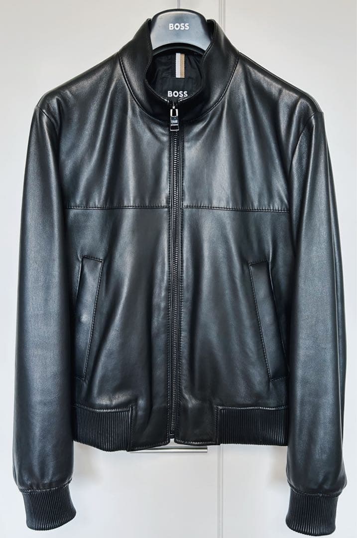 『新品タグ付』BOSS レザージャケット