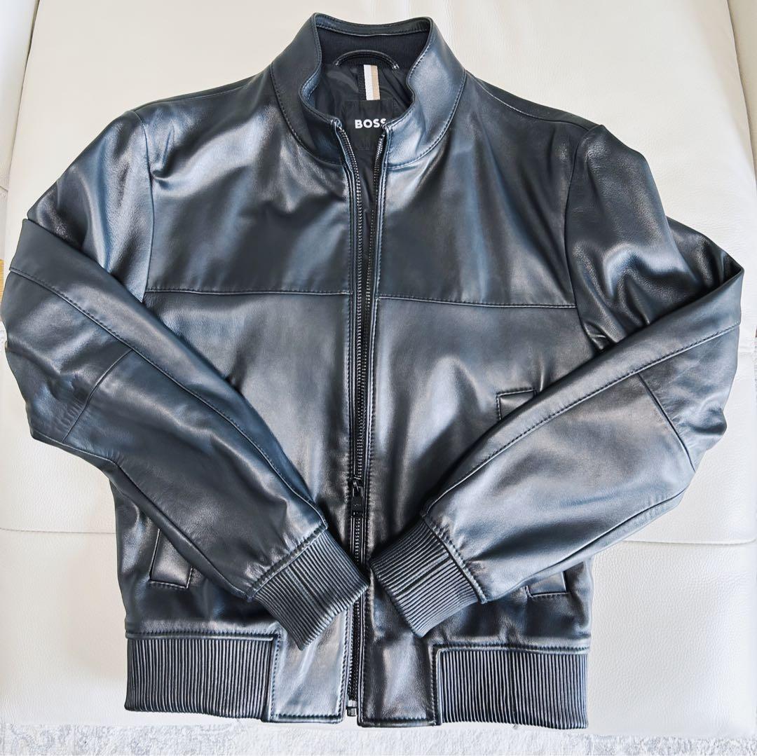 『新品タグ付』BOSS レザージャケット