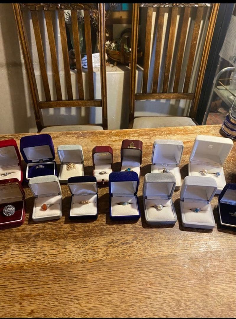 指輪まとめて　ケース付き沢山　遺品整理　断捨離