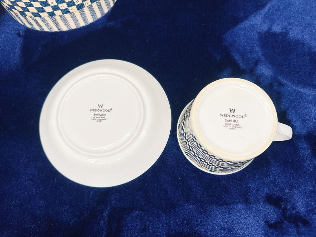 ウェッジウッド サムライ ティーポット カップ　ソーサー　ユーランダー　未使用