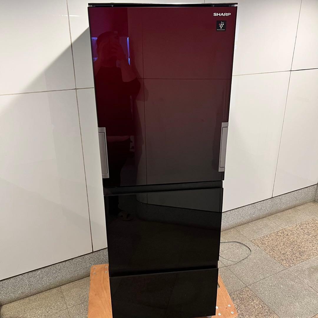 SHARP SJ-GW35J-R 2022年製 冷蔵庫　冷凍庫