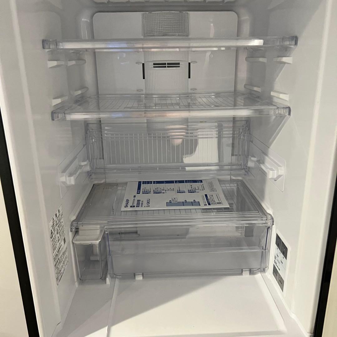 SHARP SJ-GW35J-R 2022年製 冷蔵庫　冷凍庫