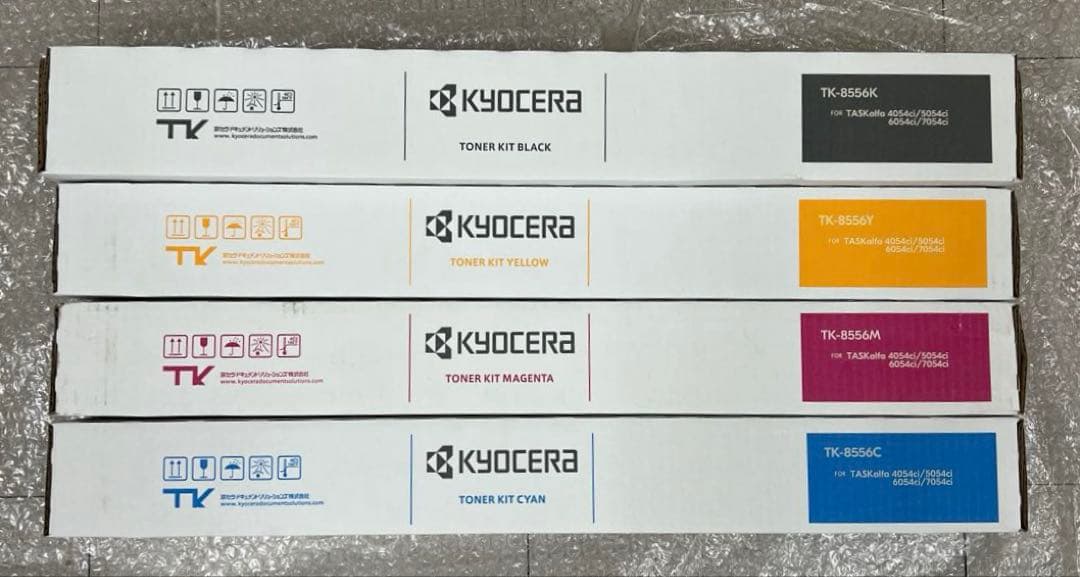 再値下げ！京セラTK-8556 トナーカートリッジ4色セット