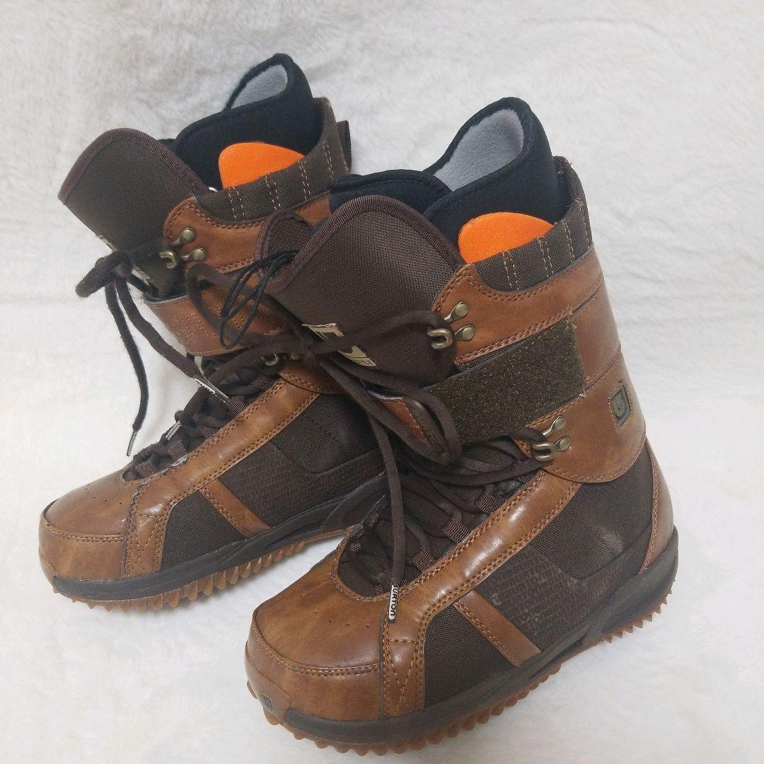 【美品】バートン　BURTON スノーボード　ブーツ　26cm レザー　ブラウン