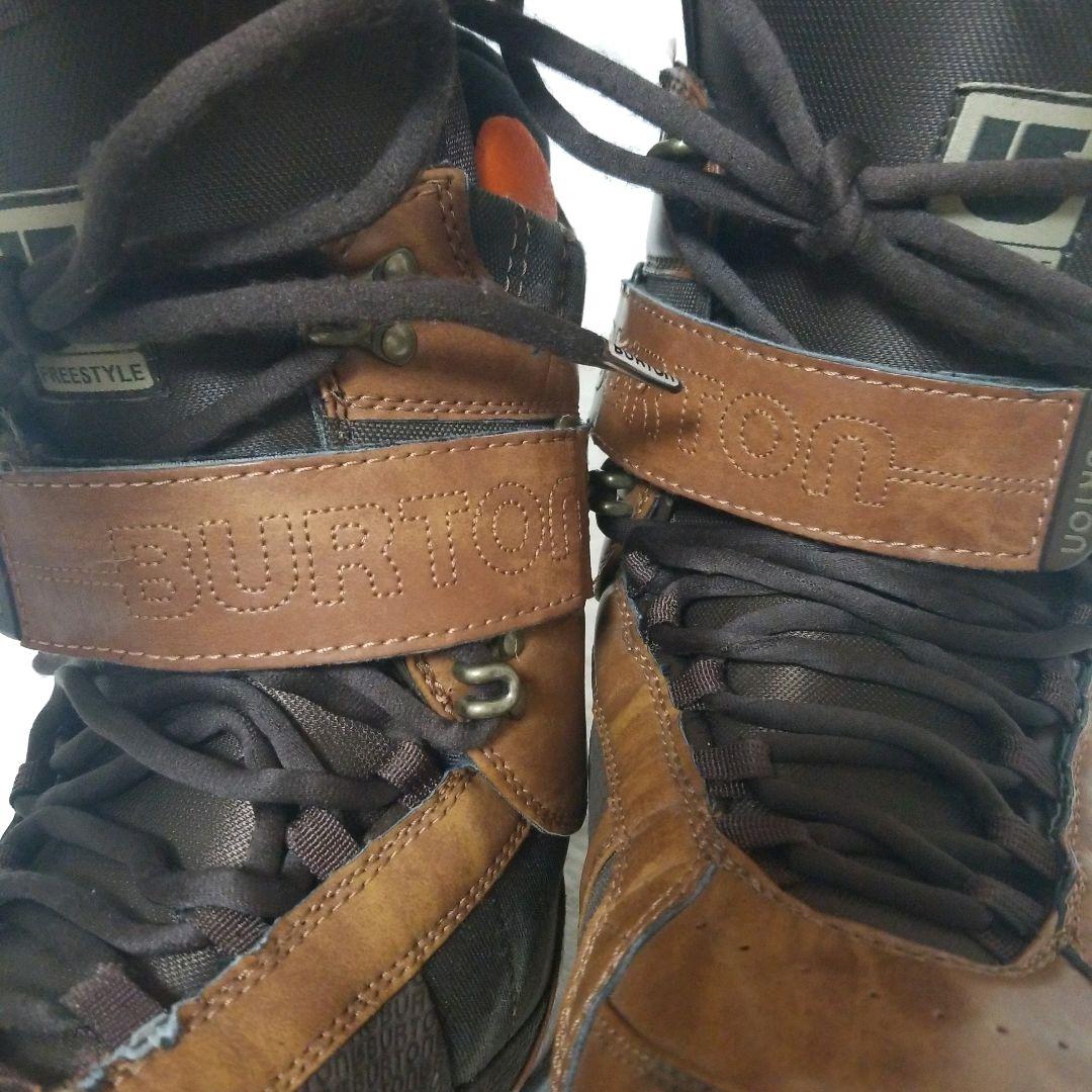 【美品】バートン　BURTON スノーボード　ブーツ　26cm レザー　ブラウン