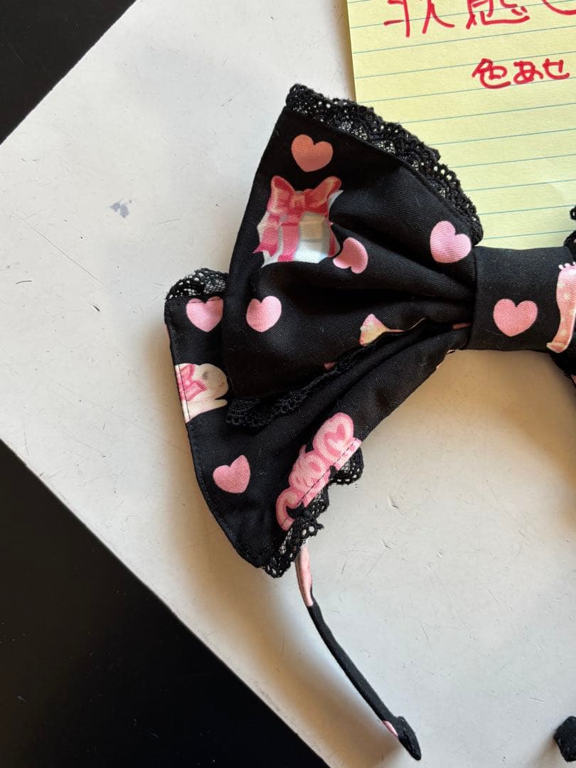 Angelicって／子鹿のミルキーちゃん　美品カチューシャ黒色①