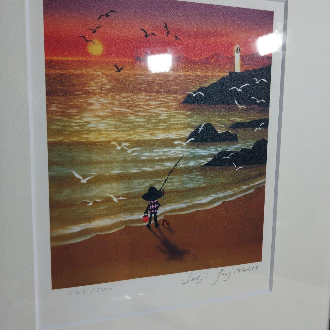 藤城清治 版画展 「海と少年」平成14年2/7〜13日広島福屋八丁堀本店にて開催