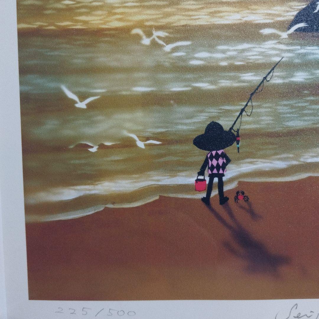 藤城清治 版画展 「海と少年」平成14年2/7〜13日広島福屋八丁堀本店にて開催