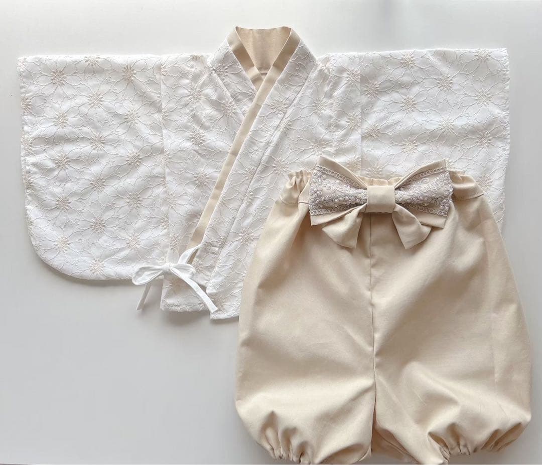 ❁⃘ベビー袴　ベビー着物❁⃘60-100ワンサイズ お食い初め