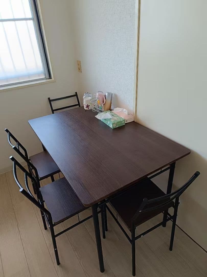 ダイニングテーブルセット ダークブラウン